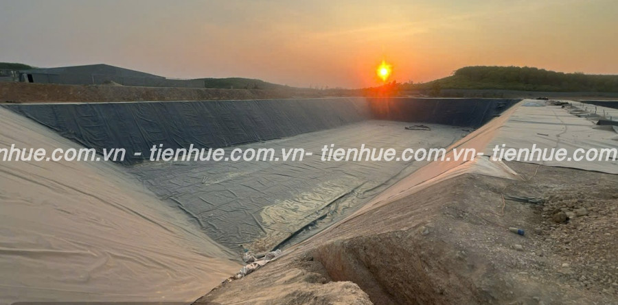 dự án xây dựng bãi rác sử dụng màng hdpe