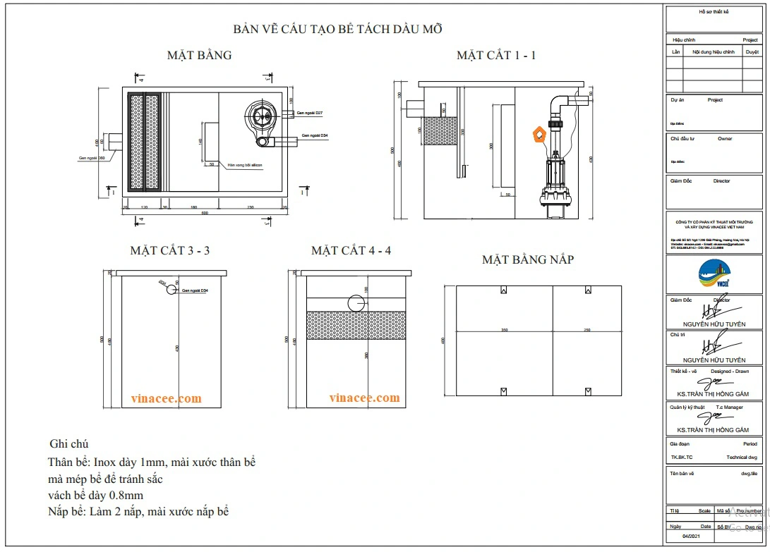 Quy trình thi công bể tách dầu hoặc ứng dụng màng HDPE trong thiết kế vách ngăn chống tràn dầu trên mặt nước